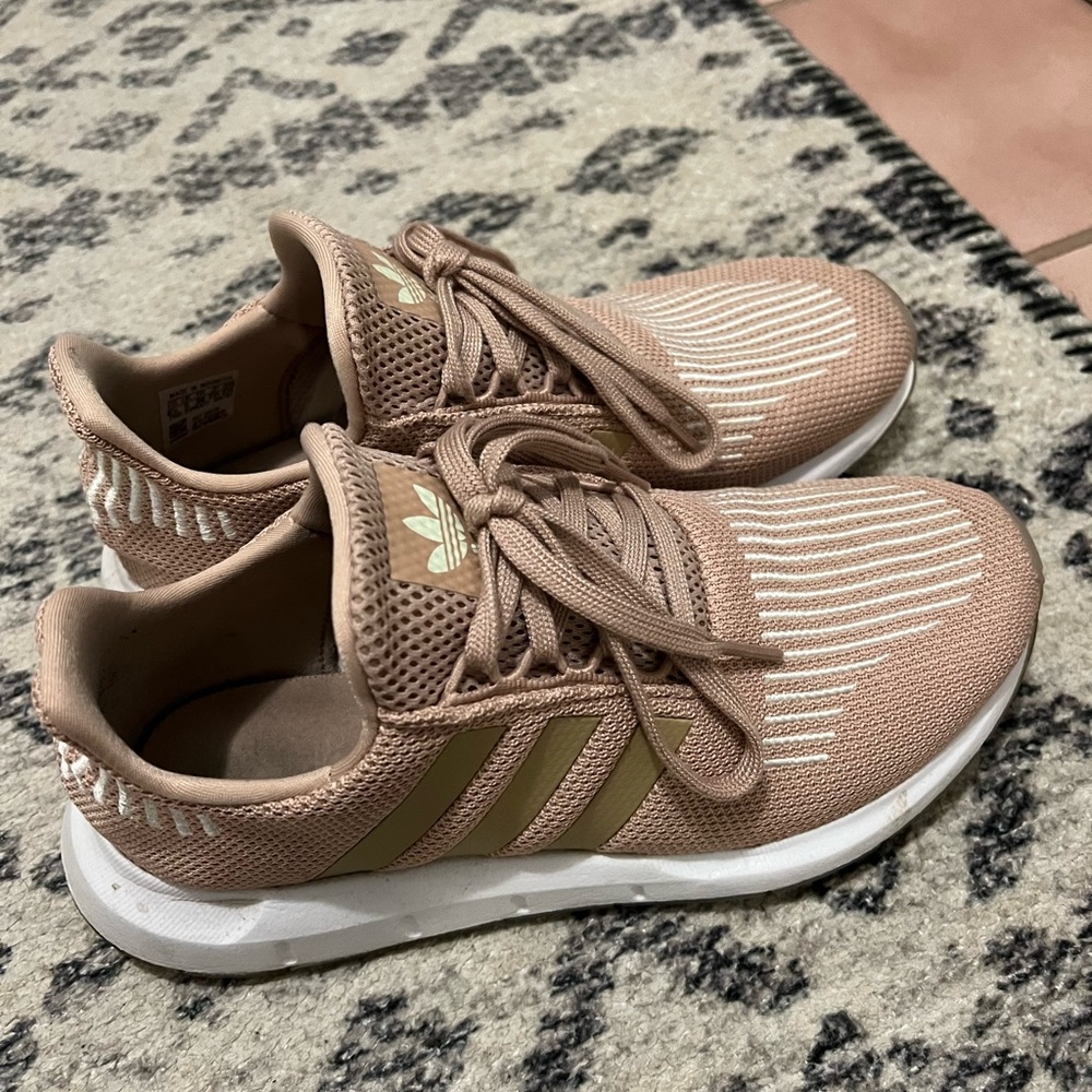 Pink adidas sneakers